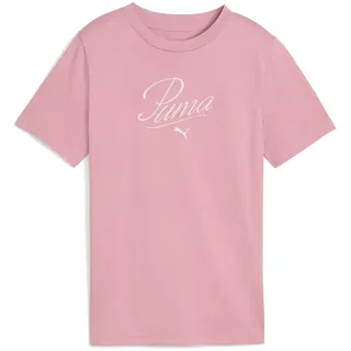Puma Mädchen Script T-Shirt ESS Tee G Hemd, Poised pink 152