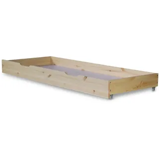 Homestyle4u Bettkasten in Braun 173x16x63 cm 1910