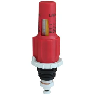 Uponor Vario Flowmeter mit Schauglas Rot 0-4l/min