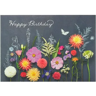 UK Greetings Geburtstagskarte für sie – Freundin, Geburtstagskarte – schönes Blumen-Design, 535787-0-1
