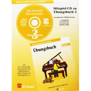 De Haske Hal Leonard GmbH Leonard Klavierschule Übungsbuch 3 (CD)
