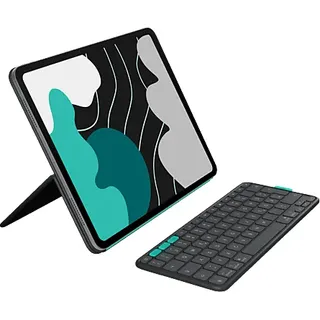 Logitech Flip Folio für iPad Pro 13 Zoll (M4) und iPad Air 13 Zoll (M2 und M3) Grafit
