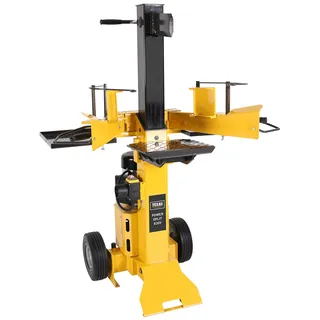 TEXAS Holzspalter 8t stehend Brennholzspalter 400V Power Split 830V Spalter für Hartholz und Weichholz 3000W | 8 Tonnen Spaltkraft | 380V Kraftstrom | Bis zu 50 cm Spaltgutlänge
