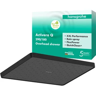 Hansgrohe Activera Q Kopfbrause 290/180 1jet EcoSmart mattschwarz (28738670)