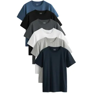 Next T-Shirt navy / opal / grau / hellgrau / schwarz / weiß XXL
