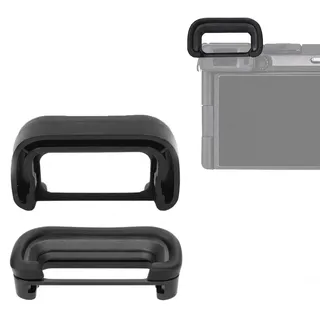 IUSOT Augenmuschel kompatibel mit Sony Alpha 6700 A6700, 1 Stück, Schwarz | - Ergonomisches Okular mit Streulichtschutz aus weichem Silikon - Sucherschutz Zubehör als Ersatz für FDA-EP20 Modell