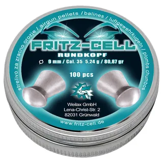 9mm (Cal.35) Fritz Cell Diabolos 5,24g 100 Stück für Luftgewehr kompatibel zu AEA HP Max und HPMAX MK2