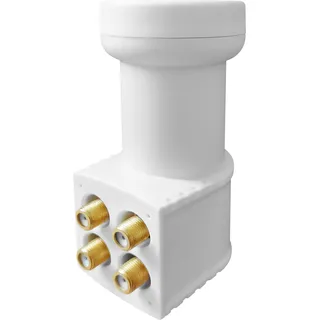 Megasat HD-Profi Quad LNB schaltbar 40mm Weiß
