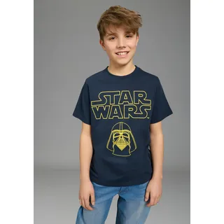 Kidsworld T-Shirt STAR WARS: DARTH VADER - Disney Shirt DARTH VADER Shirt. Kurzarm, mit modischem Druck, aus Baumwolle schwarz 164/170