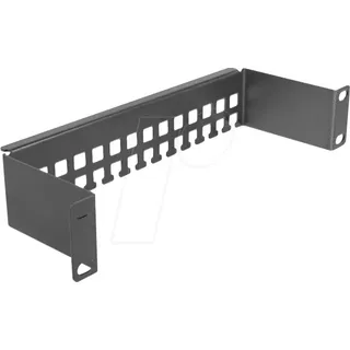 DeLock 66678 10 Zoll Netzwerkschrank-Abfanggitter Schwarz