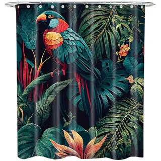 Sanilo Duschvorhang Exotic 180 x 200 cm grün