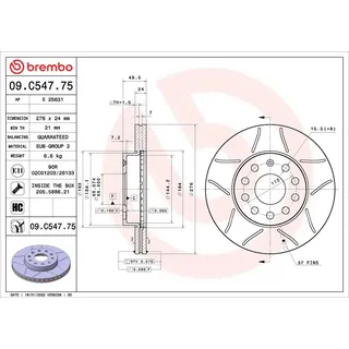 Brembo Bremsscheibe