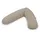 Mikroperlen Musselin Taupe