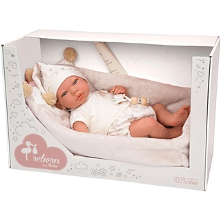 Arias Puppe Reborn 40 cm Beige