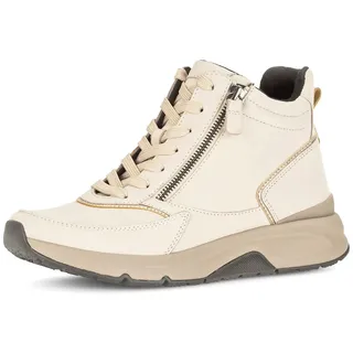 Gabor Damen Klassische Stiefeletten, Frauen Stiefeletten,Plateau,qualitaet,Respira,robust,rustikal,sensitiv,Puder/Creme (Micro),41 EU / 7.5 UK - 41 EU