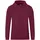 Kapuzensweat Organic maroon 128