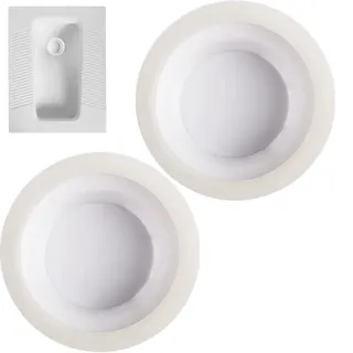 Dinntty 2 stücke Hocken Pan Wc Abdeckungen Kunststoff Kein Geruch Hocken Toilette Hocken Geruch Stopper Preventer Wc Deodorant Stecker Teile