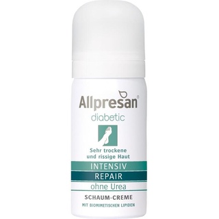 Allpresan Diabetic Intensiv + Repair Schaum-Creme ohne Urea 35 ml