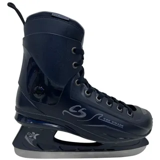 Cox Swain Schlittschuhe Damen/Herren/Kinder Schlittschuhe CREW, Stabile Kinderschlittschuhe schwarz 45