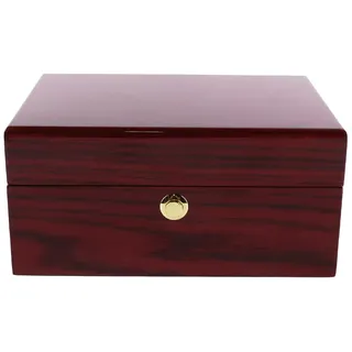 ACOLY Uhrenbox aus Holz mit abnehmbarem Kissen, Luxus-Uhrenvitrine, Aufbewahrungsbox für Schmuck