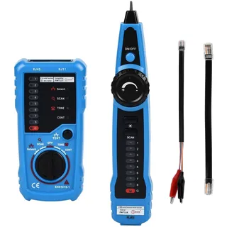Yangers Netzwerk Kabeltester Wire Tracker Kabelsuchgerät RJ45 RJ11, Ethernet LAN Netzwerkkabel Tracker Telefonleitung Tester Kabelfinder Leitungsfinder Network Cabel Tester