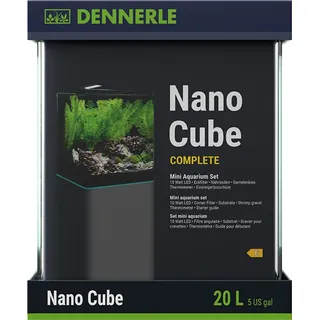 Dennerle Nano Cube Complete, 20 L - Mini Aquarium Komplettset