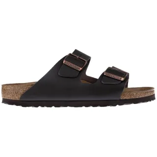 Birkenstock Arizona Naturleder schmal dunkelbraun 37