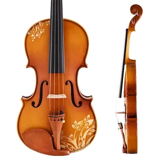 Handgemachte Akustik 4/4 Geige Für Studenten, Anfängeraufführungen Student Violine Violinen Bausatz