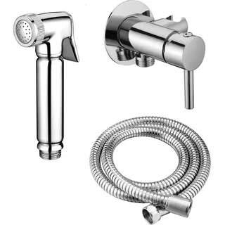 Stilform Design WC/Bidet Handbrause Komplettset mit Unterputz Mischerarmatur Mini Grau