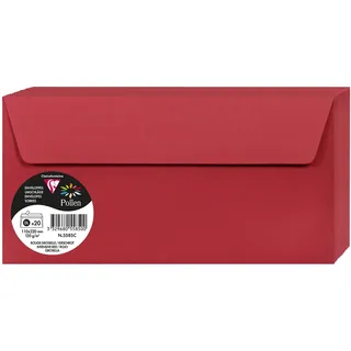 Clairefontaine Pollen DL 120 g/m2 Kirschrot 20 St. selbstklebend