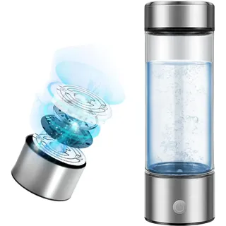 MEIION ledoya H2Go – Deine Wasserstoffflasche für maximale Vitalität 420ml | Wasserstoffwassergenerator mit SPE- und PEM-Technologie | Schnelle Wasserstofferzeugung in nur 3 Minuten