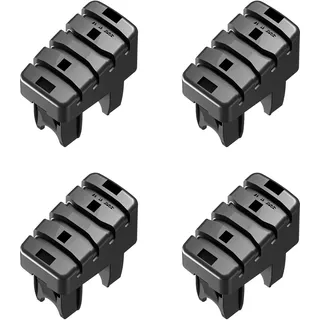 HAILO Fuß-Set 4 Stück Steig- & Stützholm für Hailo Stehleitern mit 35x20/43x20mm Holm (ab Bj. 01/2015)