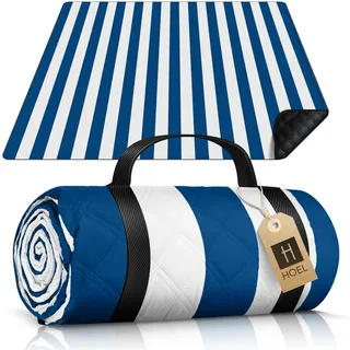 HOEL Picknickdecke blau 200 x 200 cm