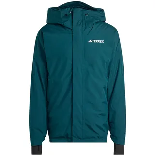 adidas Herren TERREX MULTI 2L RAIN.RDY INSULATED RAIN JACKET, Aurora Ivy, XXL