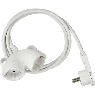Brennenstuhl 1161820223 Strom Verlängerungskabel Weiß 3.00 m H05VV-F 3G 1,5 mm2