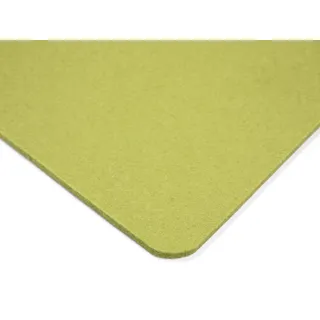 Filz-Sitzauflage für Stühle, Quadratisch, 5 mm dick, 33 x 33 cm, Olive Hell | Quadratisches Sitzkissen aus 100% Wollfilz; Kann mit Sprühkleber auf Holzuntergründen befestigt werden
