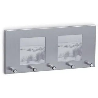 Hti-Living Schlüsselboard mit Fotorahmen, Edelstahl Edelstahl