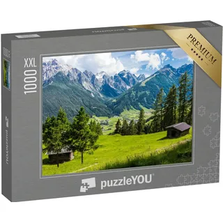 Puzzle 1000 Teile XXL „Panoramablick ins Stubaital, Tirol, Österreich“ – aus der Puzzle-Kollektion Natur, Tirol, Landschaft