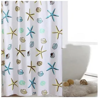 luxuskollektion Duschvorhang 200 x 240 cm blau