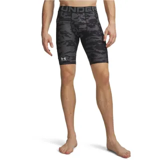 Under Armour HeatGear Printed Long Shorts Schwarz/Grau L