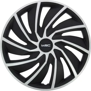 WRC Turbo Bicolor 14 Zoll 4 Stück Schwarz/Silber