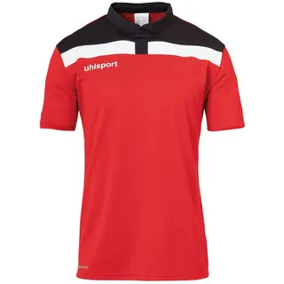 uhlsport Offense 23 Poloshirt rot/schwarz/weiss 140