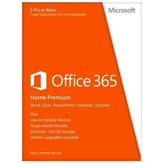 Microsoft Office 365 Home Premium 5 User ESD ML Win Mac
