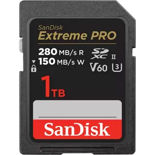 R280/W150 SDXC 1TB, UHS-II U3, Class 10 (SDSDXEP-1T00)