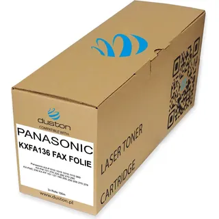 2x KXFA136X, KX-FA136X Duston Fax Folie kompatibel zu Panasonic KX-F1010 1015 1016 1110 969 KX-FM 131 210 220 260 270 280 KX-FMC 230 KX-FP 101 121 ...
