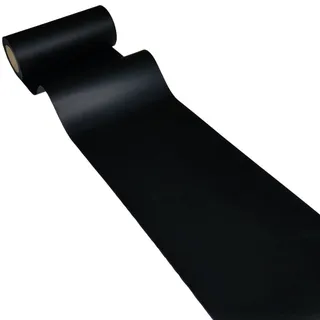 JUNOPAX Papiertischläufer schwarz 50m x 0,20m, nass- und wischfest