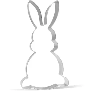 Ausstechform Osterhase, Edelstahl, 12,7 cm