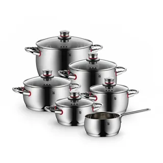 WMF Quality One Topf-Set 6-tlg. 3 x Fleischtopf + 2 x Bratentopf + Stielkasserolle