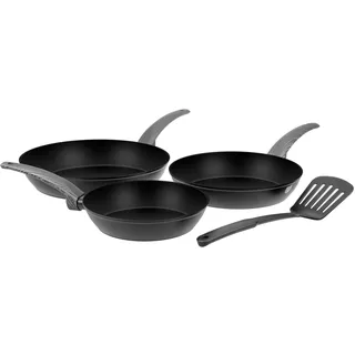 Gräwe Aluminium-Pfannenset, 3-tlg., inkl. Pfannenwender