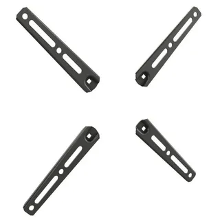 Ricoo VESA Adapter universal TV Wandhalterung Fernseher Halterung für 32-55 Zoll, VA0200 Erweiterung 200x200 auf 400x400, smart Fernsehhalterung schwarz